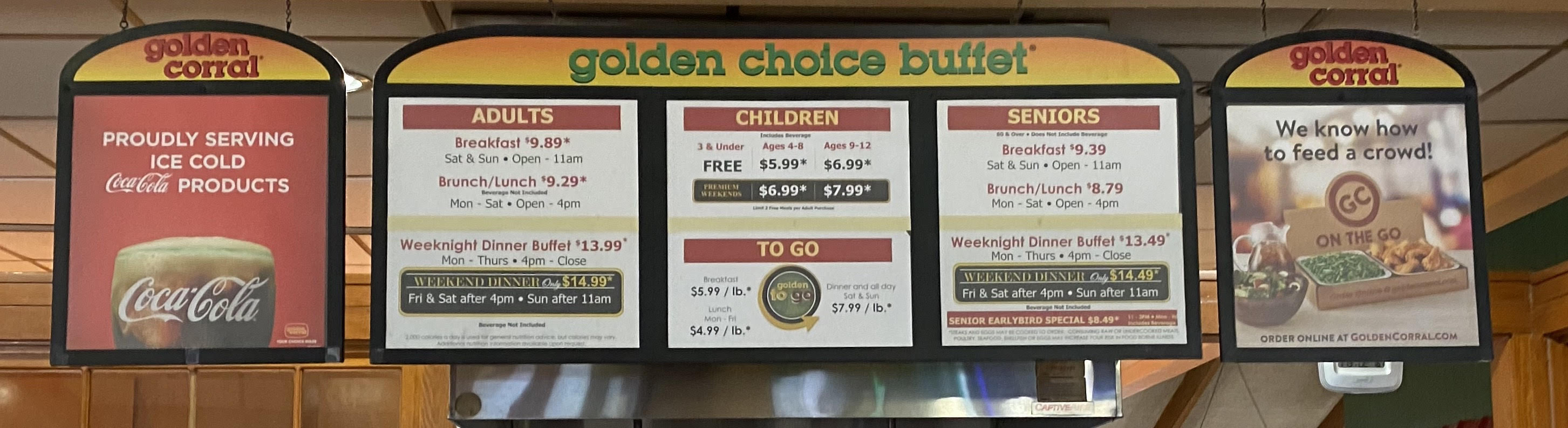 Golden Corral Lunch Prices 2025 Uriah Hitakers